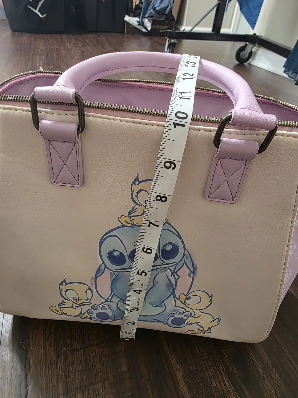 Disney Lilo & Stitch Lavender Satchel Bag